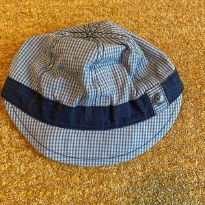Goorin Bros Vintage Style Hat Blue Plaid Large Style 104-3093